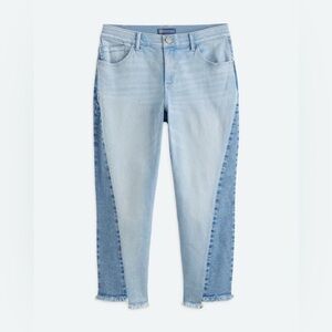 Democracy Ab Solution High Rise Straight Leg Jean in Indigo - Size 16 (NWT)